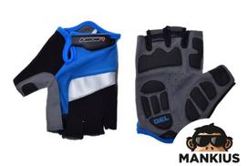 Dviratininko pirštinės BLACK/BLUE L