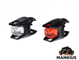 Priekinio ir galinio žibintų komplektas LED BICYCLE