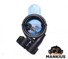 Dviračio užraktas 8 X 1500 BLACK