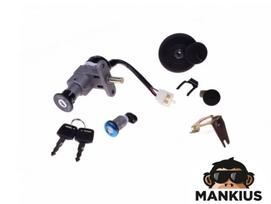 Spynelės kompl. IGNITION MAIN SWITCH JONWAY VIA
