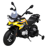 Vaikiškas elektromobilis Motociklas BMW F850 GS Geltonas