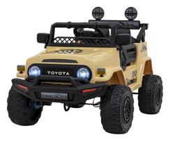 Vaikiškas elektromobilis Toyota FJ Cruiser Smėlio spalva