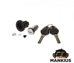 Daiktadėžės užrakto kompl. SHAD CASE SH58X SH59X BLACK KEY