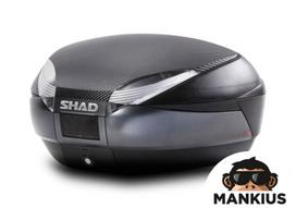 Daiktadėžė SHAD 48L SH48 PROMO: CARBON COVER & BACKREST INCLUDED