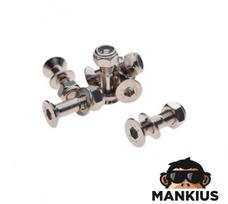 Varžtai galinės žvaigždės, M8x31mm  6 PCS SET