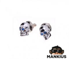 Varžtai numerių tvirtinimui  SKULL CHROME