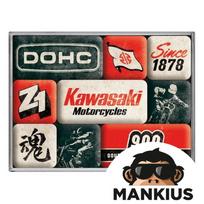 Magnetukas KAWASAKI MOTORCYCLE SET 9 PCS 83114