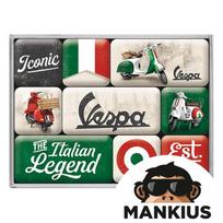 Magnetukas VESPA ITALIAN LEGEND 9 PCS 83125