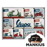 Magnetukas VESPA MODEL CHART SET 9 PCS 83110