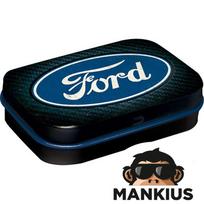 Mėtinių saldainių dėžutė FORD LOGO BLUE SHINE 81417 OPK 4 szt.