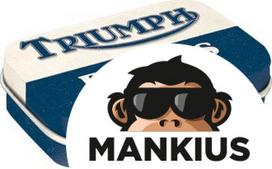 Mėtinių saldainių dėžutė TRIUMPH RIDERS ONLY 81438 4 PCS PACK