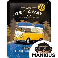 Skardinis ženkliukas 15X20 VW BULLI 26251