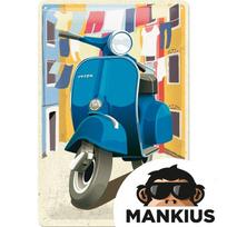 Skardinis ženkliukas 20x30 VESPA 22311