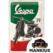 Skardinis ženkliukas 20x30 VESPA CLASSIC 22283