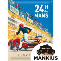 Skardinis ženkliukas 30x40 24h LE MANS POSTER 23346