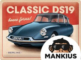 Skardinis ženkliukas 30x40 CITROEN DS19 CLASSIC 23332