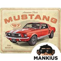 Skardinis ženkliukas 30x40 FORD MUSTANG GT RED 23298