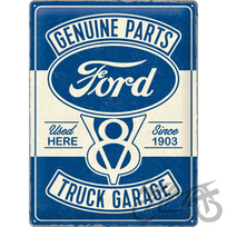Skardinis ženkliukas 30x40 FORD V8 TRUCK GARAGE 23323