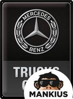 Skardinis ženkliukas 30x40 MERCEDES TRUCK ONLY 23337
