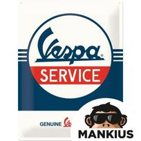 Skardinis ženkliukas 30x40 VESPA SERVICE 23259