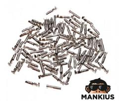 Laidų jungtys, MALE, 3.5mm ROUND, 100 pcs PACK