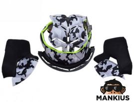 Šalmo paminkštinimas MX437 EVO BLACK M