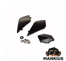MX701 Šalmo snapelio tvirtinimo varžtų dangteliai  GLOSS BLACK