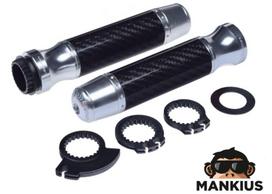 Vairo rankenėlės CARBON 656 SILVER