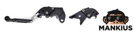 Rankenų komplektas, stabdžio + sankabos  CNC FOLDABLE FOR SUZUKI SILVER