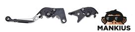 Rankenų komplektas, stabdžio + sankabos  CNC FOLDABLE FOR YAMAHA SILVER