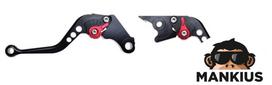 Rankenų komplektas, stabdžio + sankabos  CNC BLACK FOR HONDA