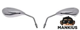 Veidrodėliai MP103-1 TEARDROP CHROME YAMAHA 8MM