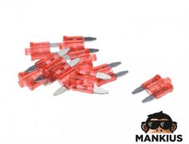 Saugikliai  MINI 10A WITH LED 10-PC PACK