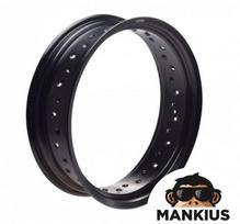 Ratlankio gaubtas  17"x5,00 36 SPOKES ALUMINIUM BLACK