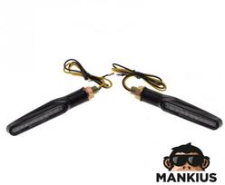 Universalūs LED Dinaminiai Posūkiai INDICATOR BLACK, CLEAR LENS, 9 LEDS