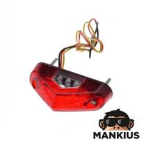Galinis žibintas, LED, RED LENS,