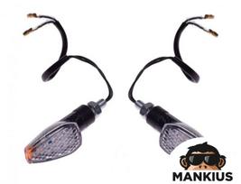 Universalūs posūkiai CARBON-LOOK, CLEAR LENS,+AMBER LED,
