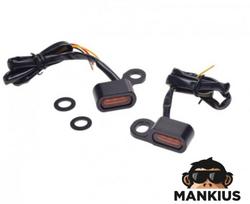 MINI Universalūs LED posūkiai LIGHT FOR HARLEY BLACK