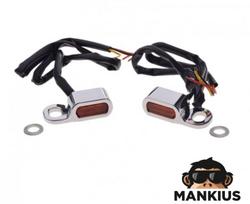 MINI Universalūs LED posūkiai LIGHT FOR HARLEY CHROME