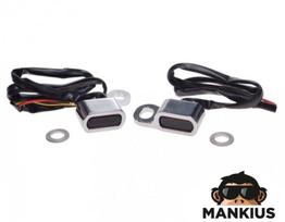 MINI Universalūs LED posūkiai LIGHT FOR HARLEY CHROME