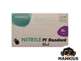 Vienkartinės nitrilinės pirštinės SOFT, SIZE XL, BLACK, 100 PCS