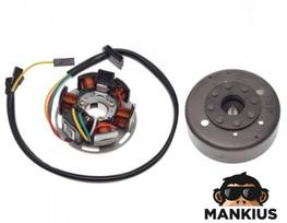 Generatorius 6 COILS 6 WITH FLYWHEEL APRILIA