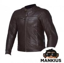 Motociklininko striukė  LEOSHI BACK FIELD LEATHER BROWN L