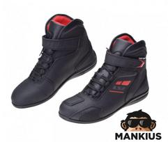 LS2 GARRA  Vyriški batai WP BLACK RED 45
