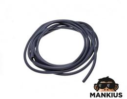Kuro šlangute, DIA. 5mm, BLACK, 5 METRES