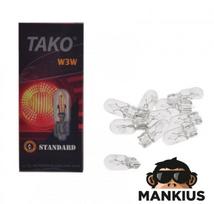 Lemputės 12V 3W W3W 10PCS PACK TAKO