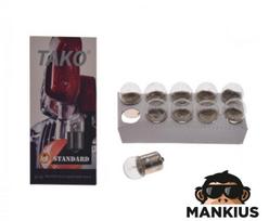 Lemputės 6V 5W G18 BA15S 10PCS PACK TAKO