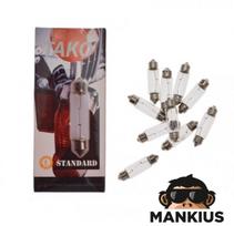 Lemputės 6V 5W C5W TUBE 10PCS PACK