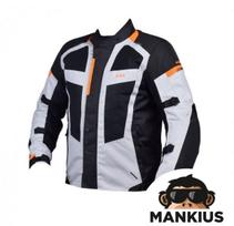 LS2 SCOUT Motociklininko striukė BLACK GREY ORANGE XL