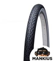 Dviračio padanga 26X1,75 47-559 VRB208 BK WHITE SIDE WALL